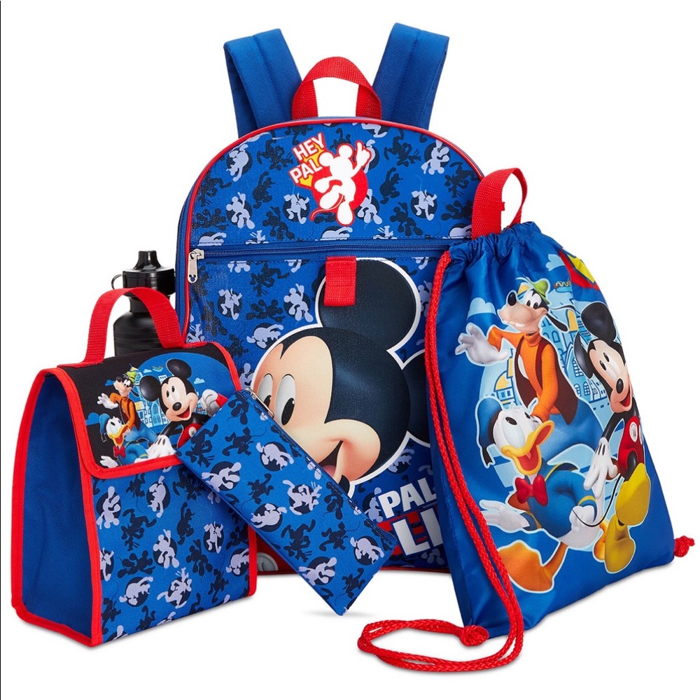 Disney little & big boys Backpack & accesorios set